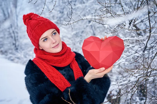 Liefde en de dag van Valentijnskaarten concept — Stockfoto