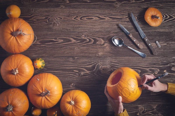 Preparativos para Halloween — Foto de Stock