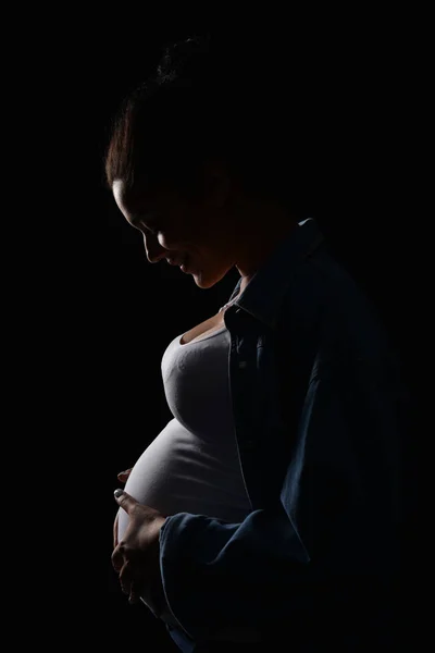 Mulher grávida retrato — Fotografia de Stock