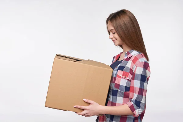 Delivery, relocation and unpacking. — Stock Photo, Image