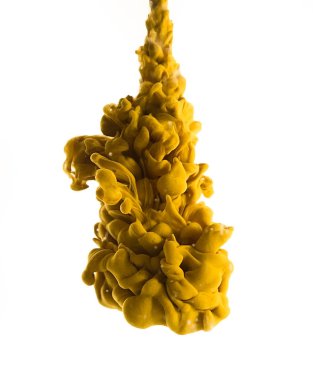 Suda sarı mürekkep