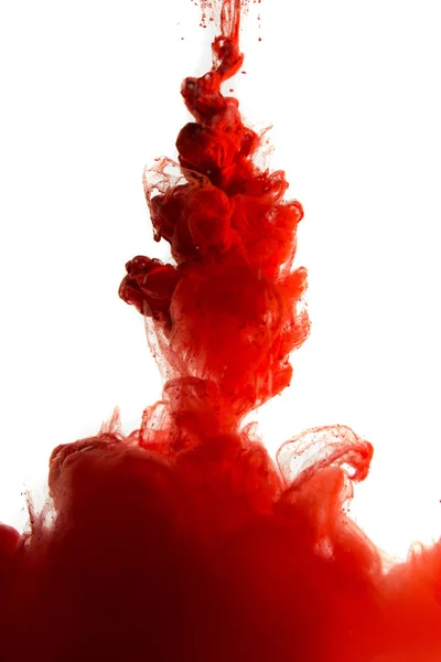 Colorante rosso in acqua — Foto Stock