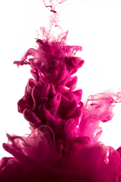 Purple dye in water photo