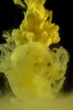  Su sarı boya. Arka plan. Duvar kağıdı. Konsept sanat