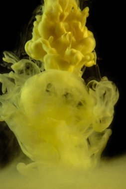  Su sarı boya. Arka plan. Duvar kağıdı. Konsept sanat