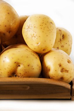 taze patates yakın çekim