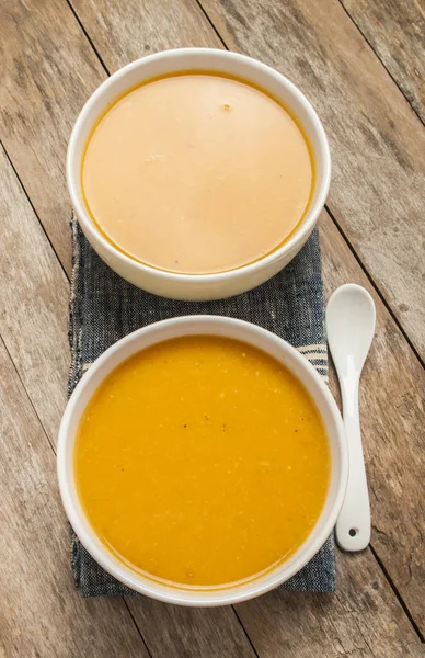 Zuppa di crema di zucca — Foto Stock