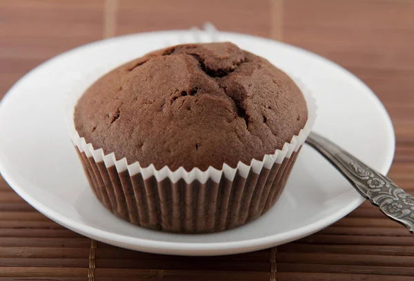 Muffins au chocolat fermer — Photo