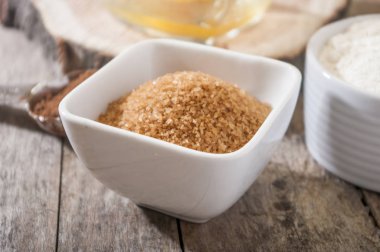 kahverengi şeker yakın çekim