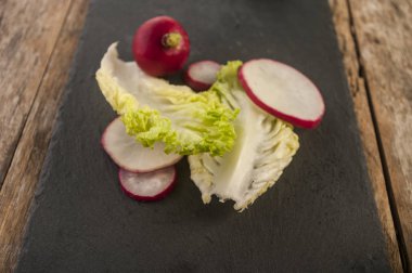 marul turp yakın çekim