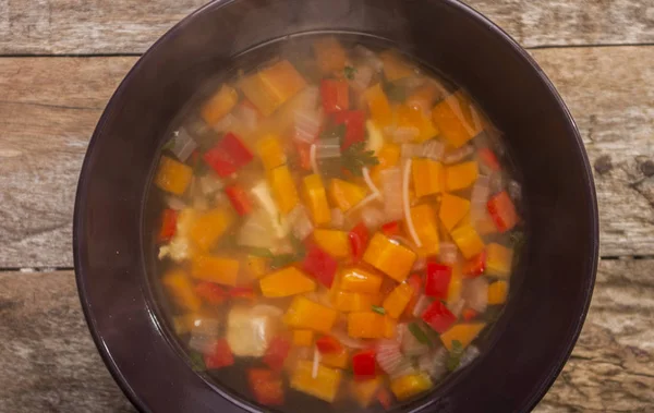 Homemade chicken soup — Stock Image Homemade chicken soup Royalty Free Stock Images