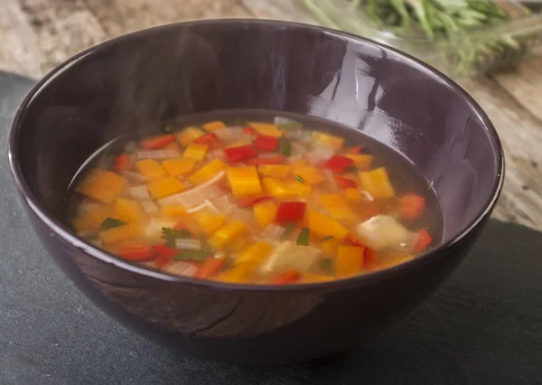 Homemade chicken soup — Stock Image Homemade chicken soup Stock Photo