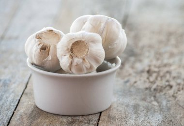 Kompozisyon sarımsak yakın çekim