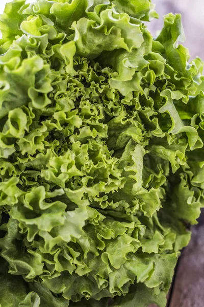 Verde fresco Salada de alface fundo — Fotografia de Stock