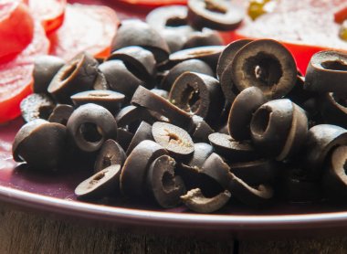 doğranmış Siyah Zeytin