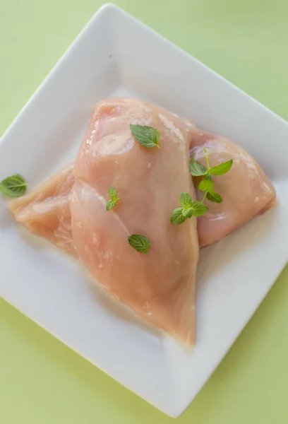 Chicken fillet close up — Stock Photo, Image