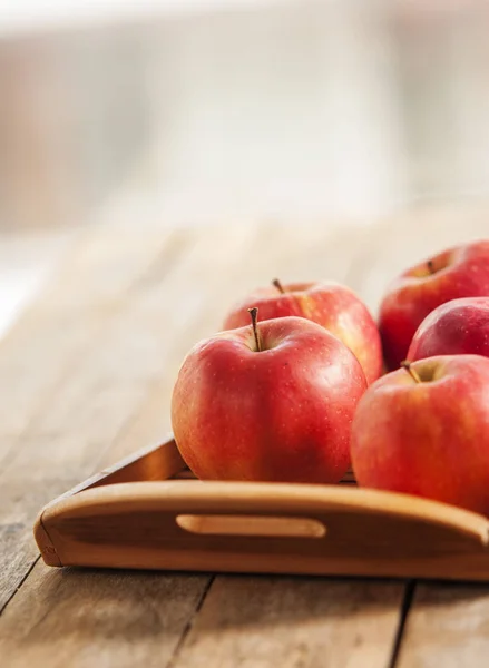 Manzanas rojas frescas — Foto de Stock