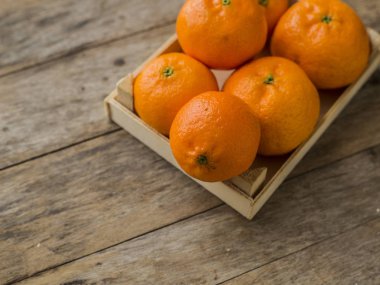 Olgun taze mandalina