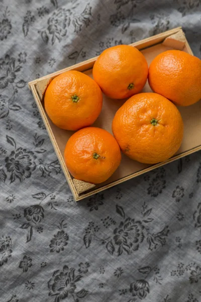 Ripe fresh mandarins — Stock Photo, Image