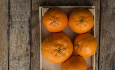 Olgun taze mandalina 