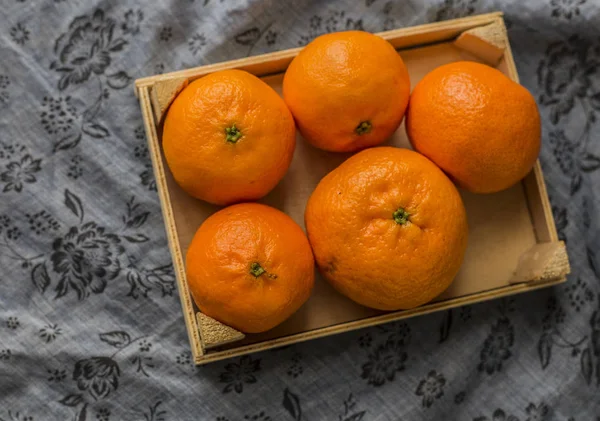 Olgun taze mandalina 