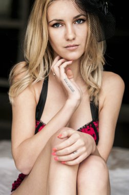 sarışın seksi kadın