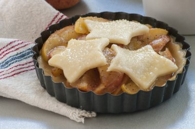  elma kek için malzemeler