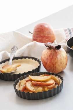  Elmalı tart hazırlanması süreci.