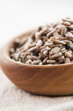 Temiz kabak çekirdeği kase