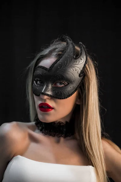 Mystische Frau Maske — Stockfoto