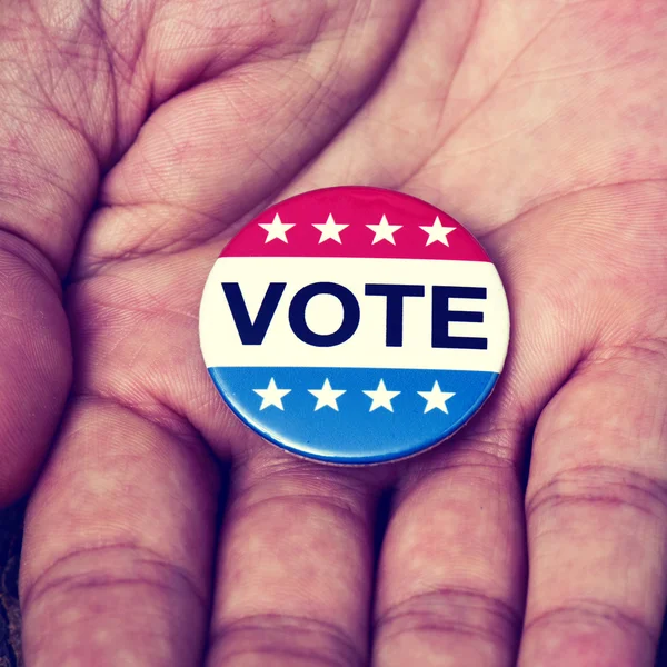 Badge for the United States election — Stock Photo, Image