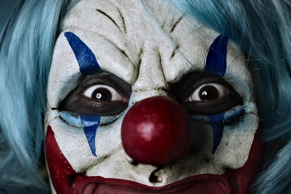 Страшный злой клоун — стоковое фото