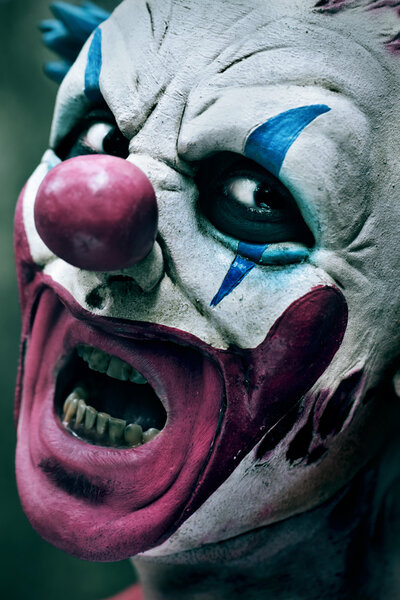 scary evil clown