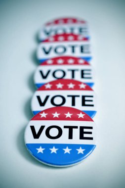 badges for the United States election clipart