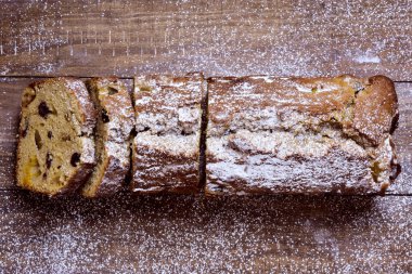 Noel zamanı için meyveli kek