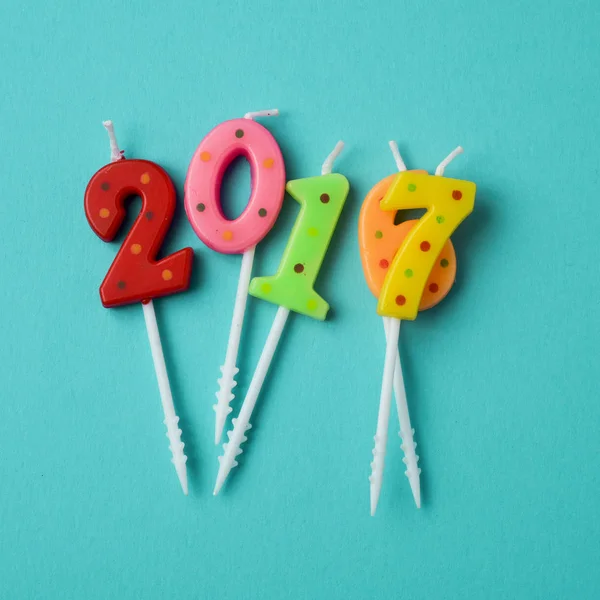 Número 2017, como el nuevo año — Foto de Stock