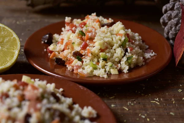 Tabbouleh, типичный левантийский салат из араба — стоковое фото