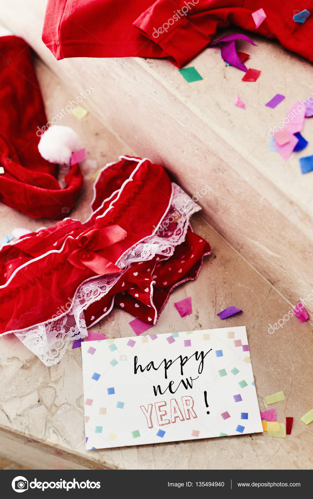 Red Underwear New Years - Fashion Style