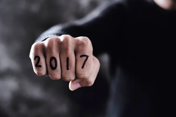Sayı 2017, yeni yıl olarak — Stok fotoğraf