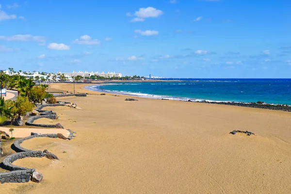 Playa de Matagorda beach in Lanzarote, Spain — Stock Photo, Image