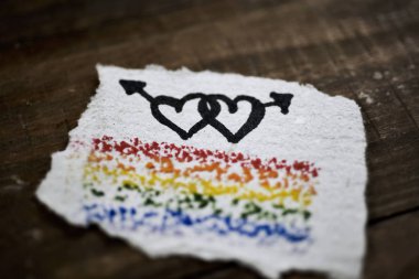 a gay love symbol clipart