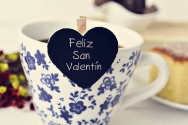 Feliz san valentin, mutlu Sevgililer günü İspanyolca