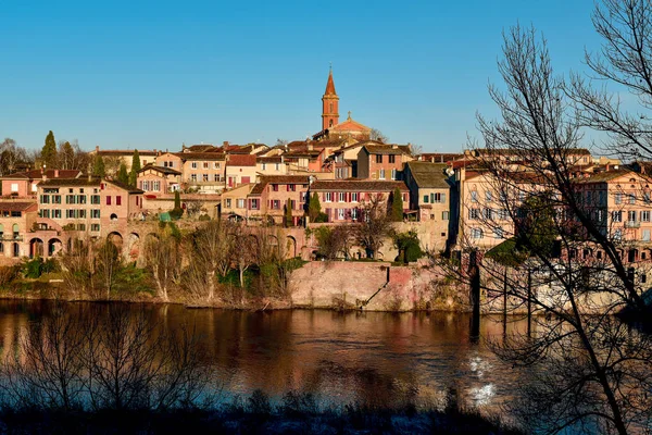 Albi, na França, e Rio Tarn — Fotografia de Stock