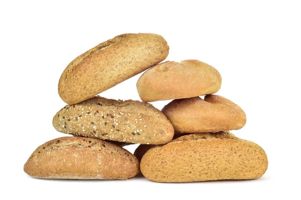 Assortment of different bread rolls — Stock Photo, Image