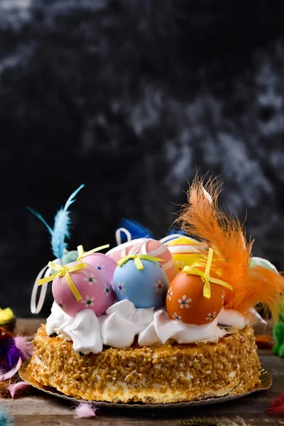 Mona de pascua, evett Spanyolországban Húsvét hétfőn torta — Stock Fotó