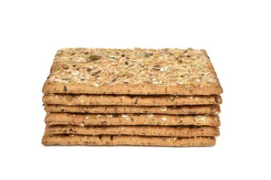 kahverengi kraker tohumları ile tepesinde