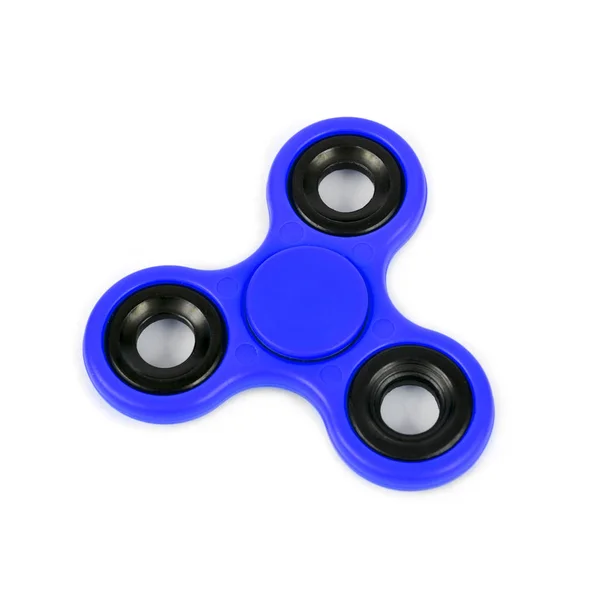 Blå fidget spinner — Stockfoto