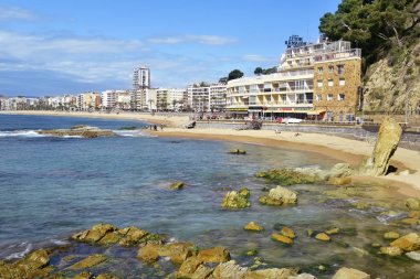 Platja de Lloret beach Lloret de Mar, İspanya