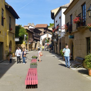 Poble espanyol Barcelona, İspanya