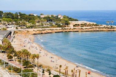 mucize Beach'te tarragona, İspanya